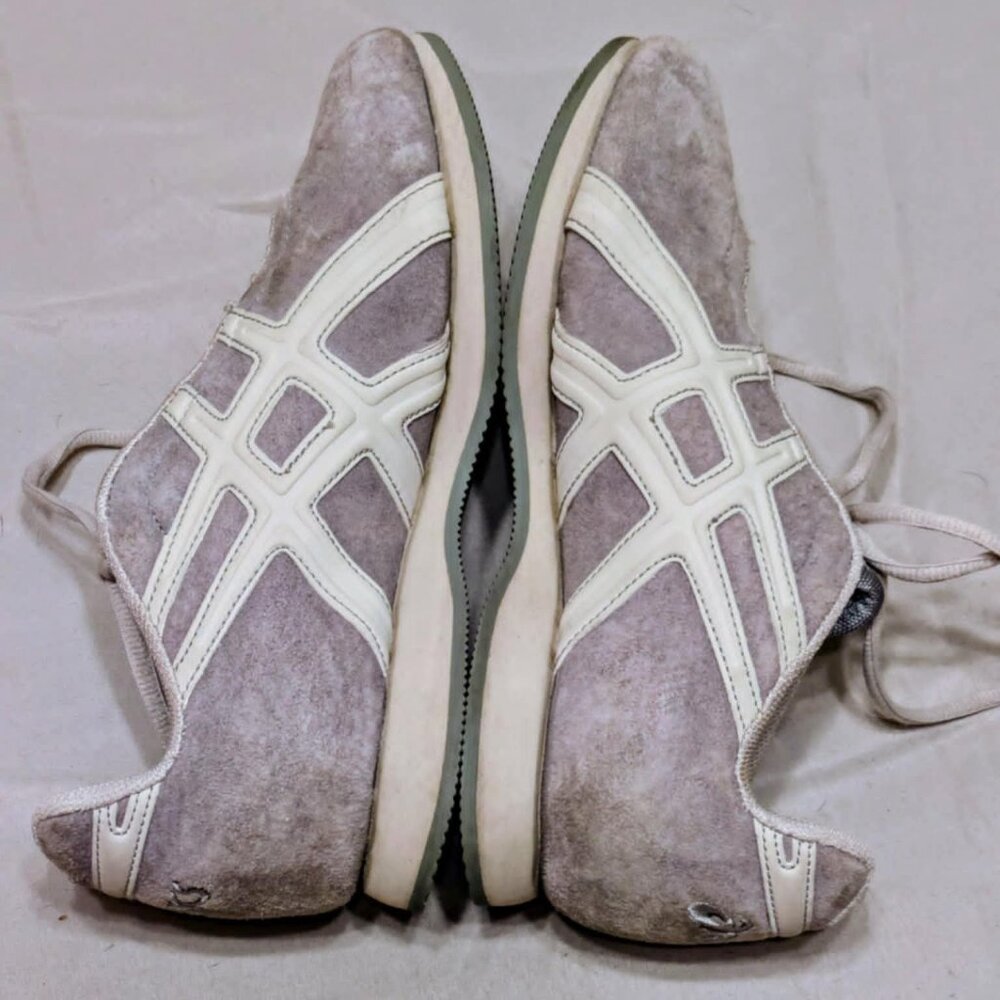 Women Onitsuka Tigers by Asics Running shoe Gray Suede Size 7 NewClassic F220902 - Picture 7 of 11
